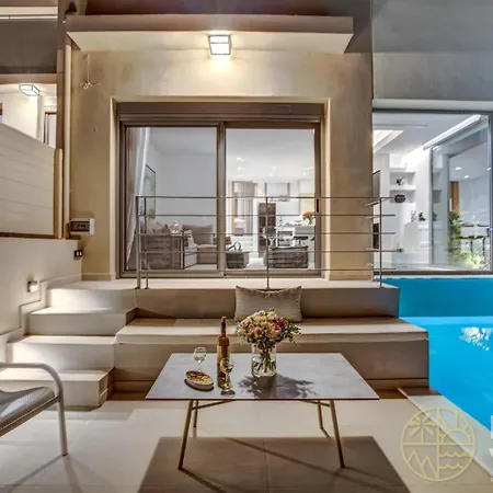 빌라 A1 - Luxury House With Pool By Goutos 포르토헬리